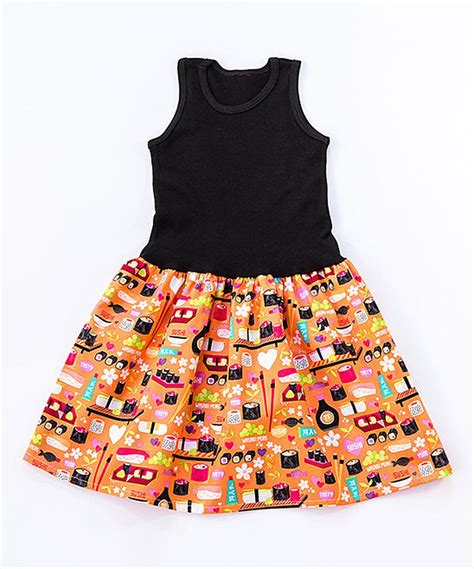 Alejandra Kearl Designs Tangerine Sushi Lunch Dress Infant Toddler