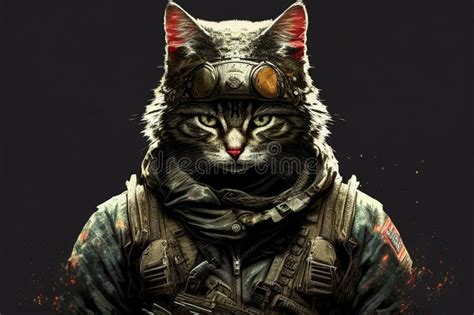 Cats Are Cool Special Forces Soldiers With Generative Ai Stock