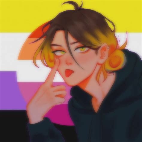 Kenma Nonbinary Lesbian Icon Em 2021 Anime Estético Figuras Retrô Orgulho Lésbico