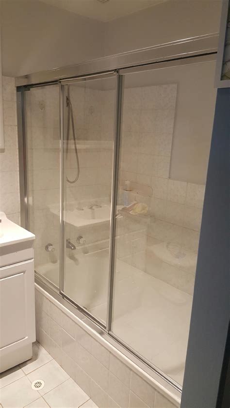 Sliding Shower On Bath Pro Shower Screens And Wardrobes