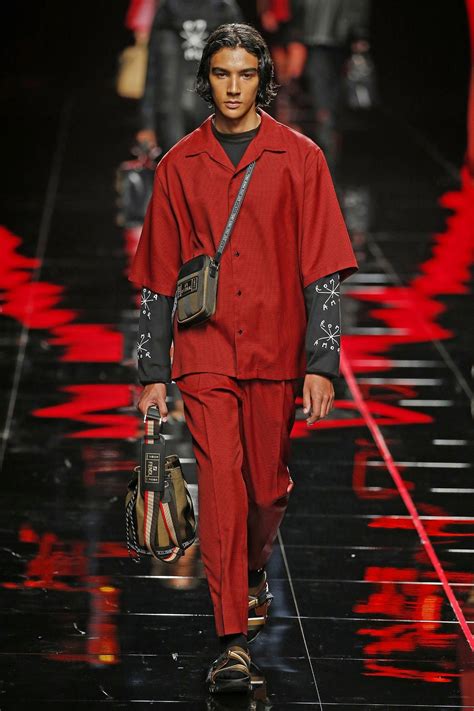 Fendi Menswear Fashion Show Collection Spring Summer 2019 Presented