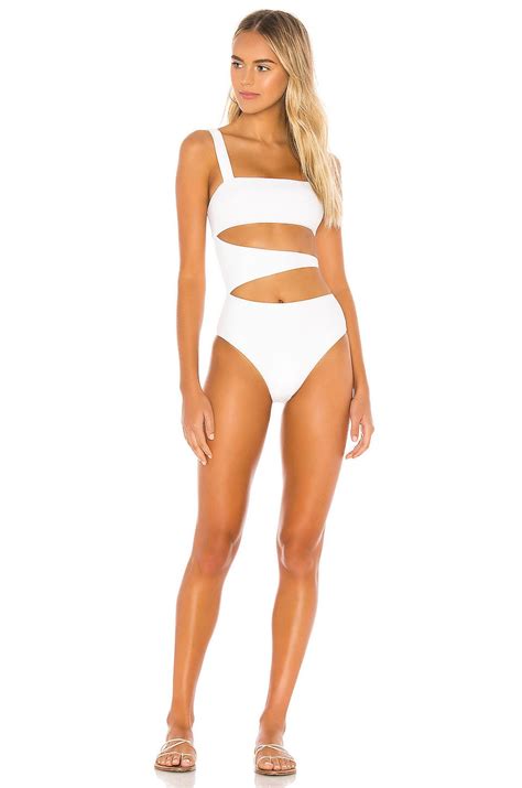 lovers and friends kingsley one piece in white from