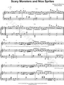 All you've got to do it take a basic minor triad in any key, and add the minor 6th note (one semitone above the 5th) to give it that creepy, suspenseful vibe. Skrillex "Scary Monsters and Nice Sprites" Sheet Music in ...