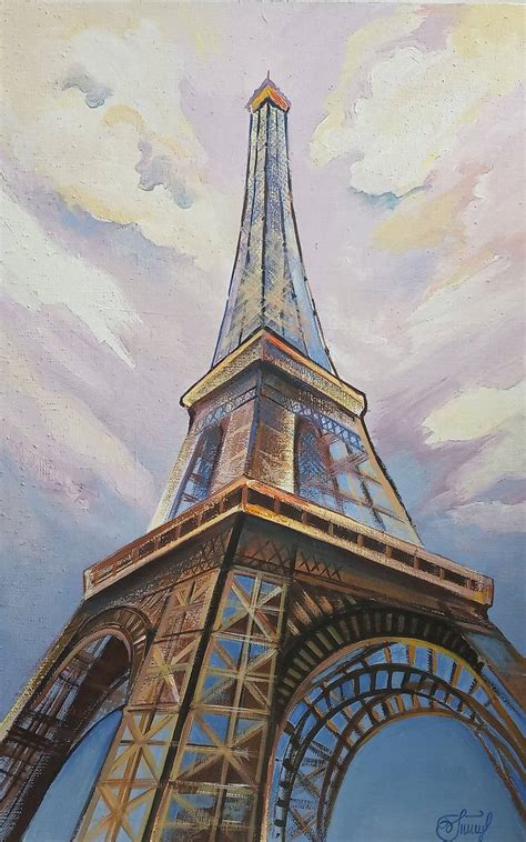 Eiffel Tower Paris Painting By Irina Tischenko Saatchi Art