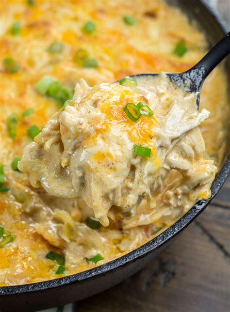 Let sit ten minutes to set up and serve 10 portions. One Pan Keto Green Chili Chicken - The Best Keto Recipes
