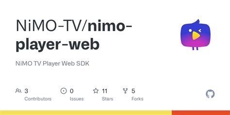 Github Nimo Tvnimo Player Web Nimo Tv Player Web Sdk