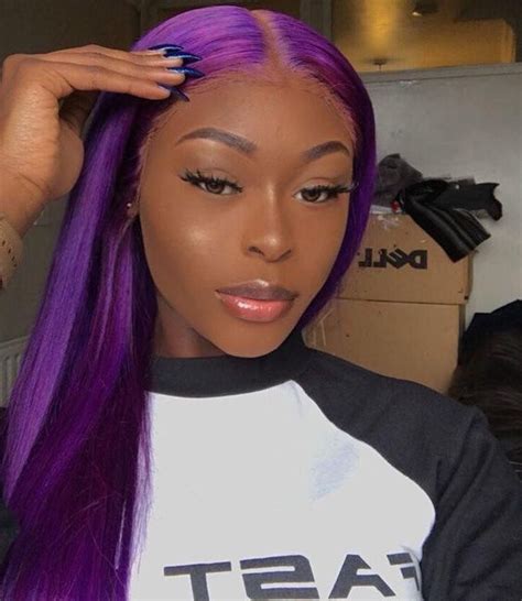 Pinterest Dreyaa Hair Lights Light Hair Hair Colorful Purple Wig