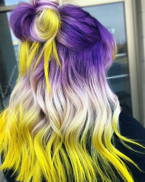 yellow hair color long hair color hair dye colors ombre hair color hair inspo color color