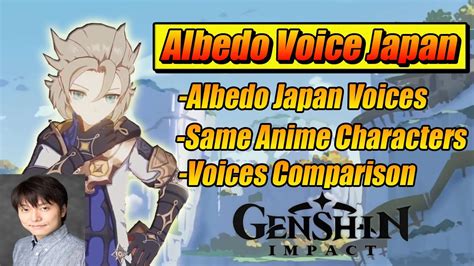 Genshin Impact Albedo Voice Actor Japanese Youtube