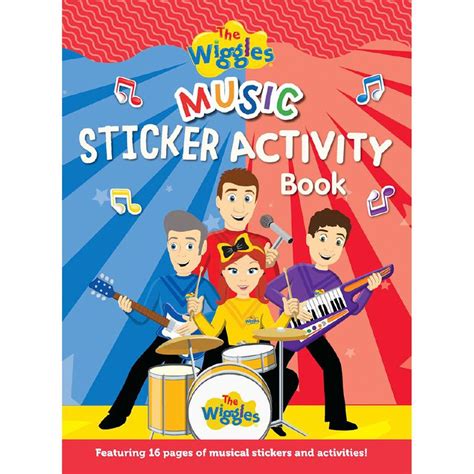 The Wiggles Music Sticker Activity Book The Warehouse