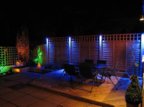 Blue Led Outdoor Spotlights Outdoor Lighting Ideas Landscape