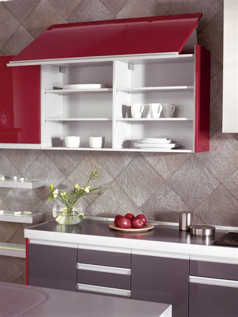 See more ideas about kitchen remodel, kitchen design, open cabinets. Upward Opening Cupboard Door - Modern - Kitchen - toronto ...