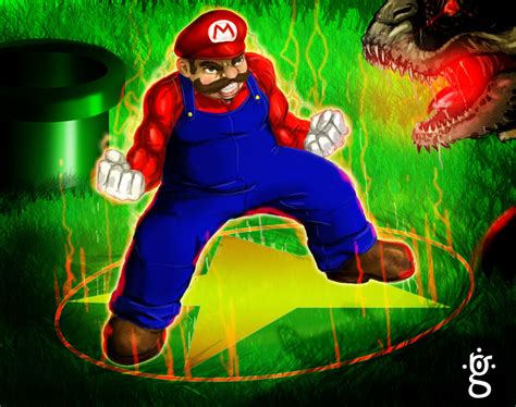 Supersaiyan Mario By Grapiqkad On Deviantart