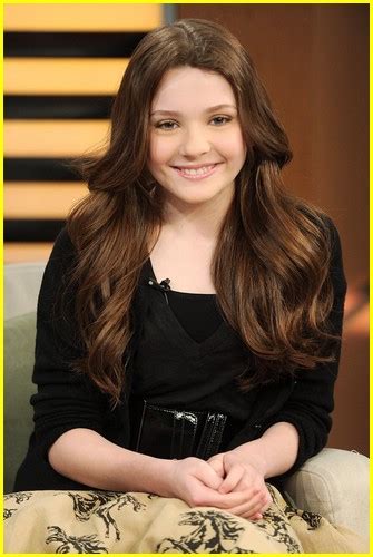 full sized photo of abigail breslin good day ny 01 abigail breslin brings miracles to new york