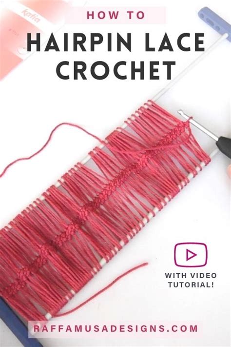 how to hairpin lace crochet for beginners raffamusadesigns