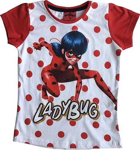 Miraculous Ladybug T Shirt 9 Years Design 1 Red` Uk