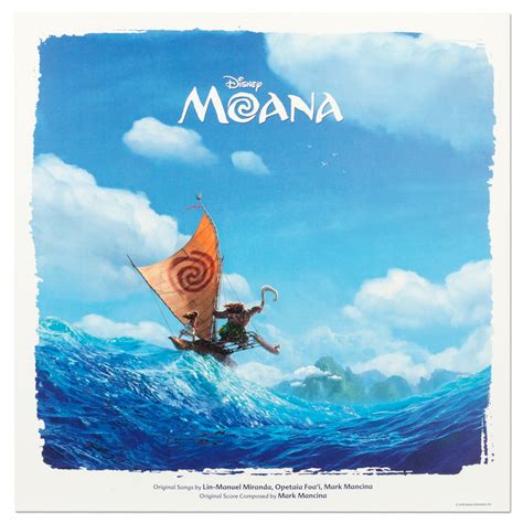 Moana Deluxe Edition Soundtrack And Lithograph Shop The Disney Music