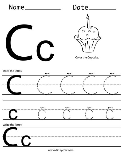 Letter C Tracing Printable