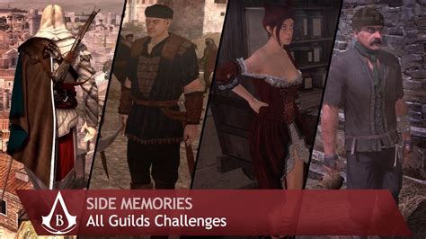 Assassin S Creed Brotherhood Side Memories All Guild Challenges