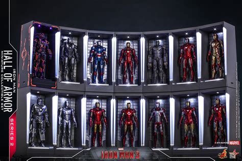 Hot Toys Mmsc 14 20 Iron Man 3 Hall Of Armor 2 Hot Toys Complete