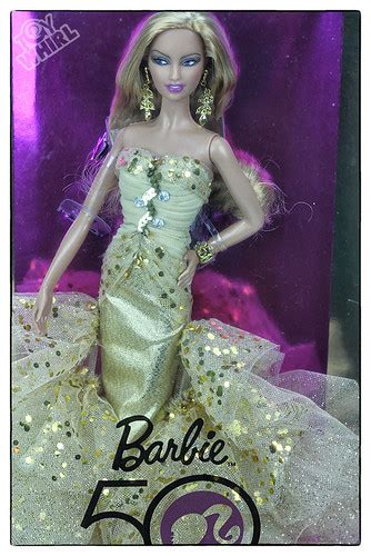barbie 50th anniversary doll i present to you the 50th ann… flickr