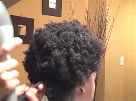 Our black hair is unique and needs special treatment. How to blow dry + comb type 4 hair - YouTube