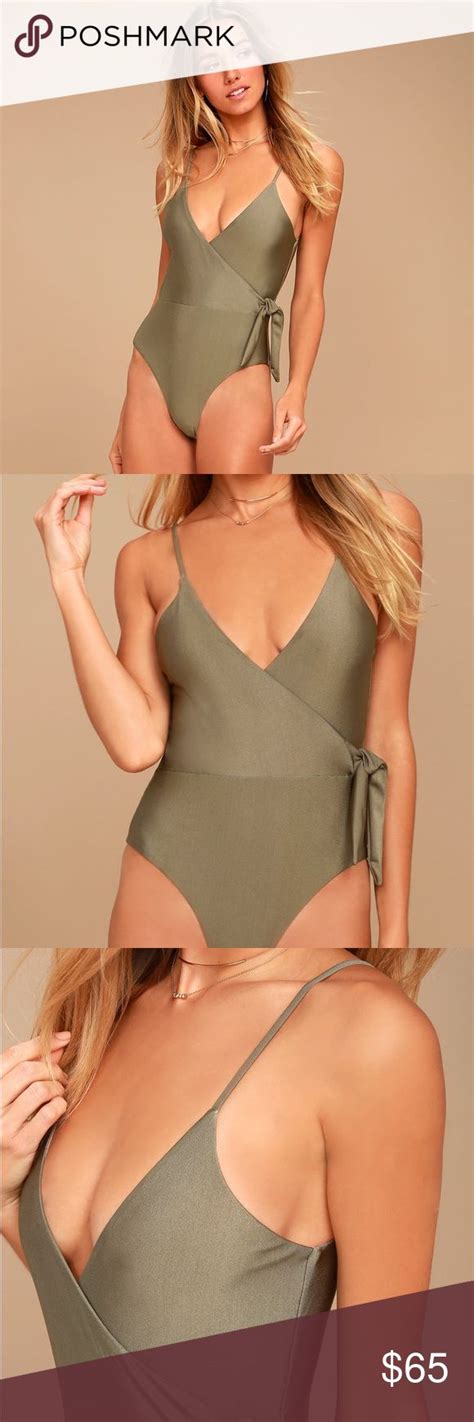Olive Green One Piece Lulus Swimsuit Clothes Design Fashion Design
