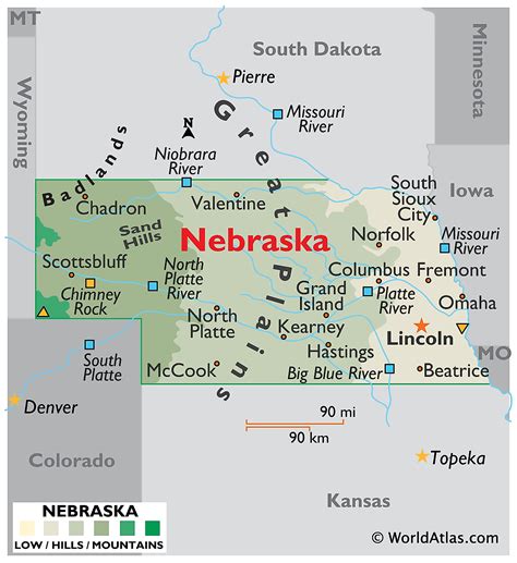 Nebraska Maps And Facts World Atlas