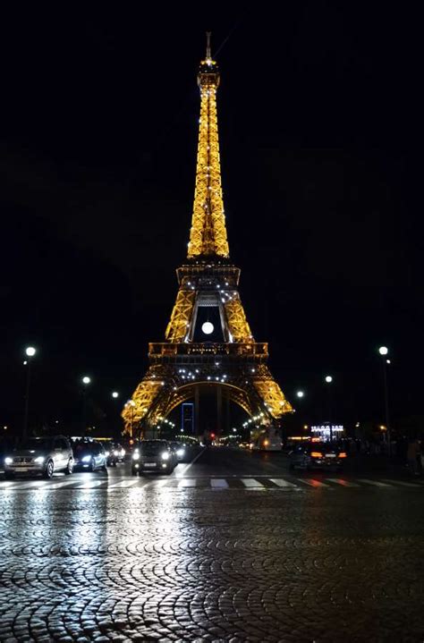 🥇 Imagen De Torre Eiffel Por La Noche 【foto Gratis】 100029643