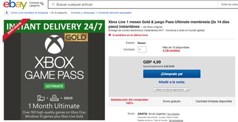 xbox live gold game pass y game pass ultimate 12 meses precio promociones y dónde comprar más