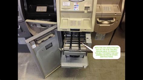 How To Slide Out The Dispenser Shelf To Locate Atm Bill Jams Older