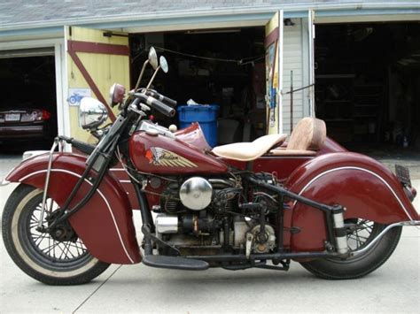 1940 Indian Four 4 Cylinder With Indian Sidecar For Sale In Columbus