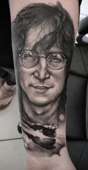 Pin On John Lennon Tattoos