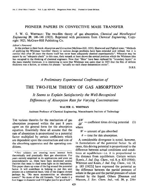 Heat transfer correlation for benard convection in a fluid saturated porous layer. International Journal of Heat and Mass Transfer Volume 5 ...