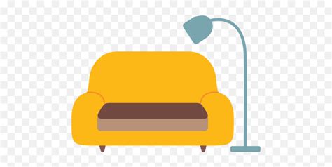 Couch And Lamp Emoji Emoji Couch Pngemjoi Icon Free Transparent