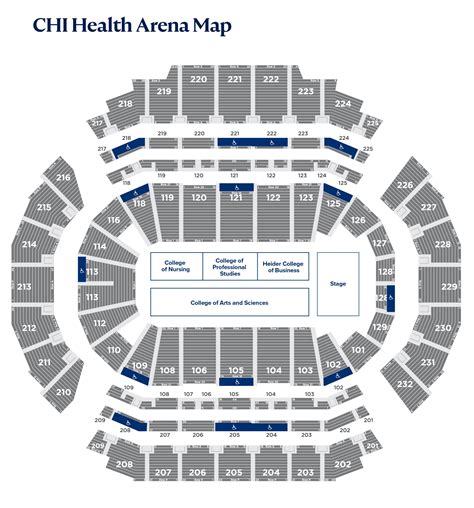 Chi Omaha Seating Chart With Rows And Seat Numbers