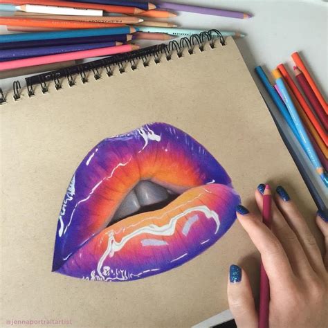 when using prismacolor products on toned tan paper artist jennaportraitartist suggests