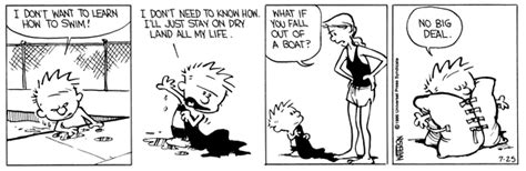 Calvin And Hobbes By Bill Watterson For July 25 1986
