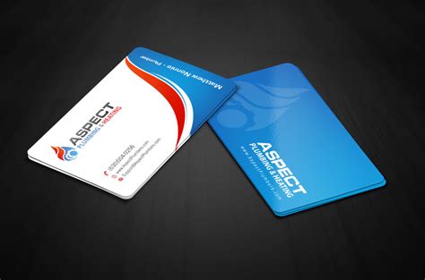 Simply select a template and give us your business information. Aspect Plumbing & Heating Business cards. | Business card ...