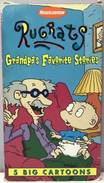 Nick Jr Rugrats Grandpas Favorite Stories Vhs Video Tape Nickelodeon