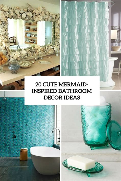 Mermaid bath cut out bathroom metal sign_d. 20 Cute Mermaid-Inspired Bathroom Décor Ideas - Shelterness