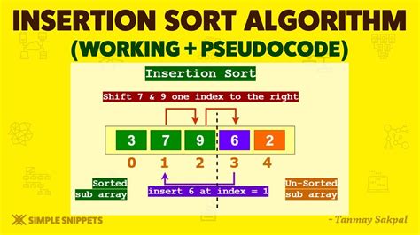 Insertion Sort Algorithm C Code In Data Structures Part 2 Dsa