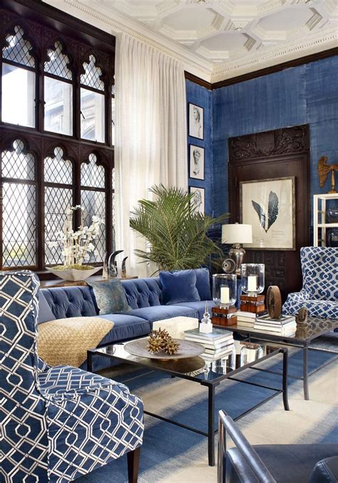Livingroomfurnitures Blue And White Living Room Blue