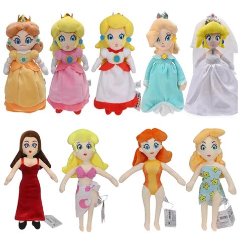 Super Mario Bros Plush Toys Princess Peach Daisy Rosalina Pauline Stuffed Doll £1031 Picclick Uk