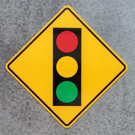 Traffic Light Ahead Street Warning Sign Playroom Garage Etsy In 2020
