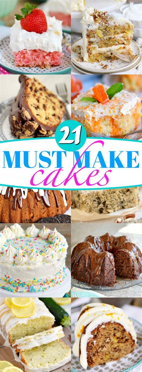 A Collection Of Amazing Cake Recipes That Will Fill All Your