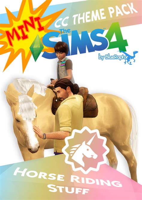 Sims 4 Cc I Like — Blueraptorsden Horse Riding Stuff Cc Theme