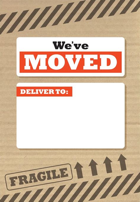 We Re Moving Cards Free Printable Printable Templates