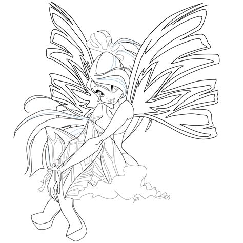 Winx Club Bloom Coloring Pages For Girls Winx Club Coloring Pages My