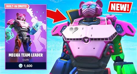 Skin mecha team leader can be purchased from. PLAY AS THE ROBOT!! New MECHA TEAM LEADER Item Shop Skin ...